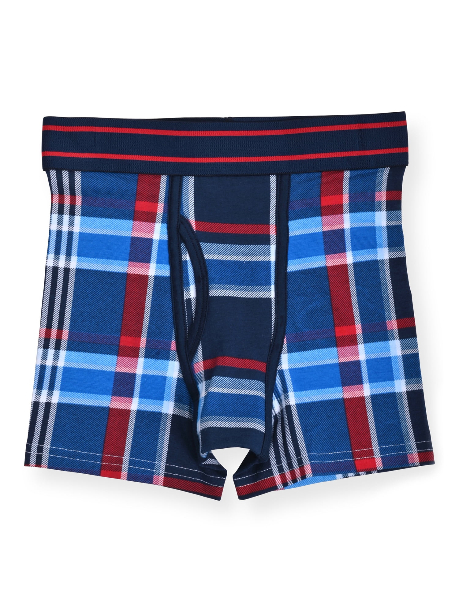 Wonder Nation Boys Comfort Stretch Tag-Free Boxer Briefs, 6-Pack, Sizes S-XLH