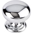 thumbnail image 2 of Elements 2980 Florence 1-1/4" Mushroom Cabinet Knob - Chrome, 2 of 2