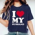 thumbnail image 2 of WREESH Men's Valentine's Day Letter Print Crewneck Short Sleeve Out Blouse T-Shirt Gift, 2 of 6