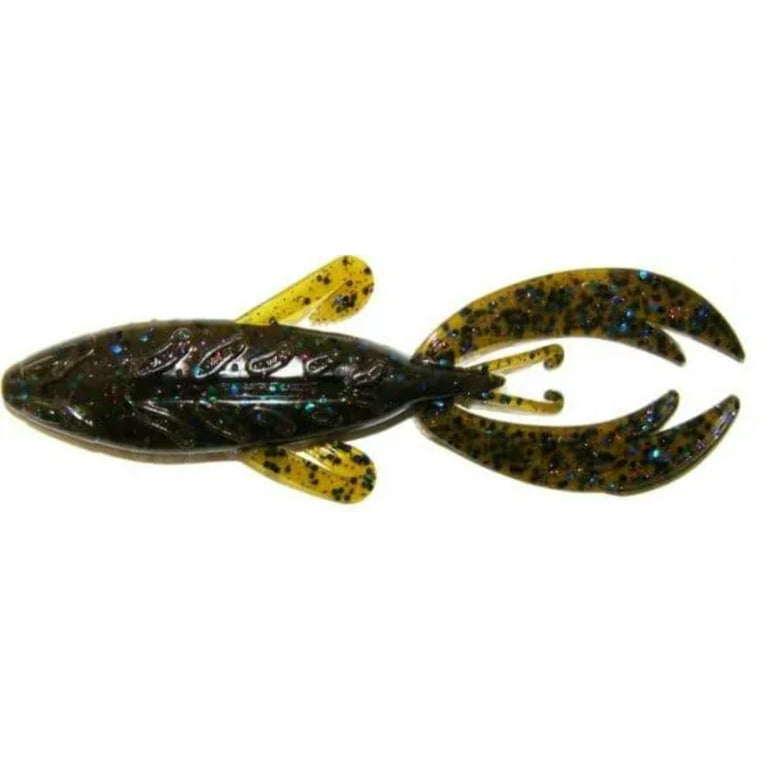 Leurres Big Bite Baits Crappie Minnow - 3.5" Gold Shad Purple Gold Flake - 5 Pièces