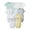 Animals Neutral, variant on Baby Boy or Girl Gender Neutral Short Sleeves Onesies Bodysuits, 8-Pack (Newborn - 12 Months)