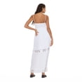 thumbnail image 4 of Forever 21 Women’s Maxi Dress with Lace Yoke Detail, Sleeveless Tiered Flowy Long Dress for Vacation and Casual Summer Styling, XS-XL, 4 of 6
