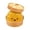 Yellow, variant on Blue Glitter Dumpling Squishy Toy with Smiling Face and Steamer Basket, Slow Rising Relaxation Squeeze Toy for Kids and Adults