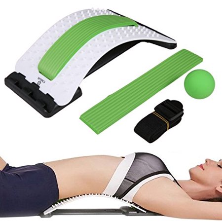 Best Arched Back Stretcher As Seen Doctors TV - CHISOFT Lumbar Stretching Device | Improve Posture | Get Muscle Tension, Back Pain Relief