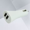 thumbnail image 4 of 12V 24V Dual USB Socket Multi Function Trumpet Design Car Phone Charger 1 for 2 White, 4 of 8