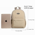 thumbnail image 2 of SAVERRY Women Backpack Small Hiking Daypack Female Nylon Rucksack Khaki, 2 of 7
