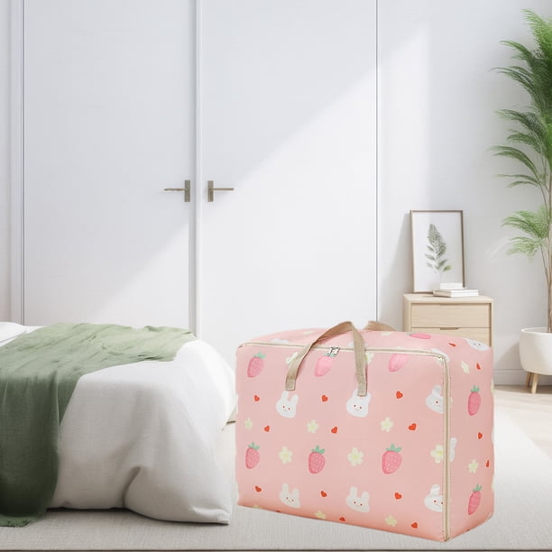 Fiudx Ofertas flash Artículos en oferta Bolsa de almacenamiento de edredón gruesa a prueba de agua para edredones, bolsas de almacenamiento y clasificación de ropa, bolsas de equipaje para mudanza y