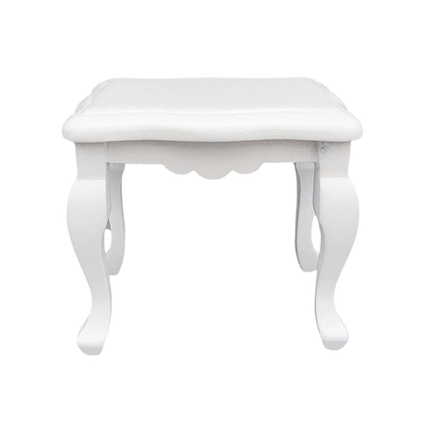 Modelo en miniatura de muebles de casa de muñecas 1/12, mini muebles de madera para modelo de escena, Mesa auxiliar