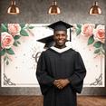thumbnail image 6 of Gold Stars Graduation Banner Graduation Cap Class of 2026 Backdrop Diploma Black Tassel Grad Party Background for Graduation Party Class of 2026 Celebration Commencement Ceremony, 6 of 8