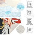 thumbnail image 3 of Yayeee Bath Rugs for Bathroom Floor Set of 2 Non Slip Fluffy Soft Absorbent Mat, Abstract Boat Ride, 3 of 7