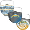 Los Angeles Chargers Fanatics Branded Adult Face Covering 3-Pack