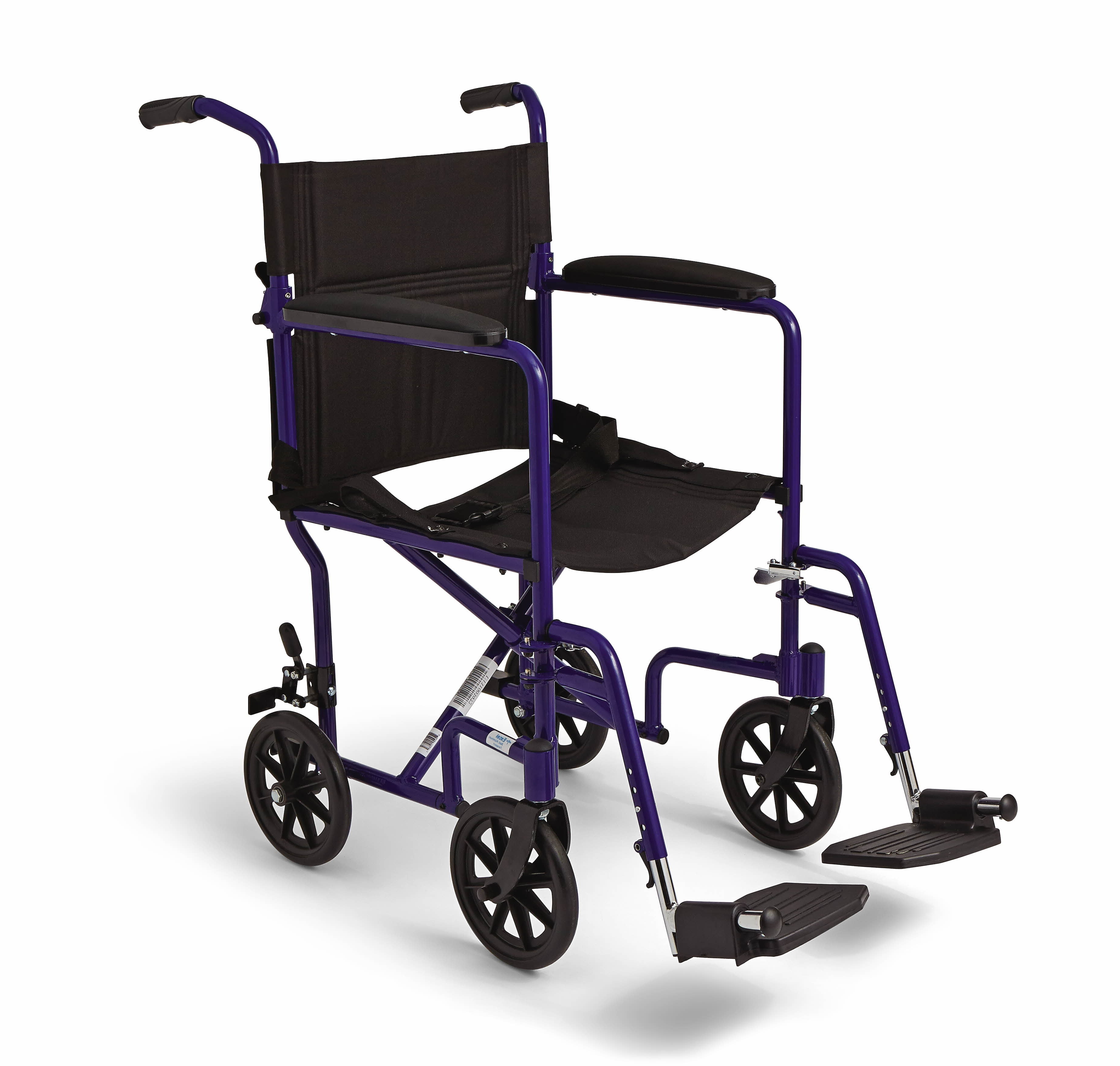 Buy Medline Lightweight Aluminum Transport Wheelchair With 8 Wheels