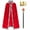 Red, variant on IBTOM CASTLE King Costume for Kids Adult King Robe Crown Scepter Set Boys Royal Prince Cape Dress up Halloween Cosplay Outfits 4-9 Years Blue