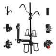 thumbnail image 2 of golytefs Hitch Mount Bike Rack Fits 2 Inch Receiver Bicycle Carrier Rack Foldable for Car, 2 of 9