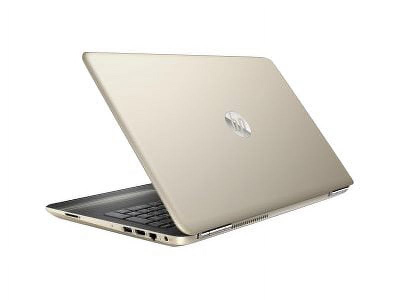 HP Pavilion Laptop 15-au020wm - Intel Core i5 - 6200U / up to 2.8 GHz - Win 10 Home 64-bit - HD Graphics 520 - 8 GB RAM - 1 TB HDD - DVD SuperMulti - 15.6" touchscreen 1366 x 768 (HD) - Wi-Fi 5 - ash silver with horizontal brushing in digital thread lines, modern gold - kbd: US - image 2 of 3