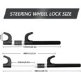 thumbnail image 3 of Reinforced Anti-theft Rod, Steering Wheel Lock, Car Security, Steering Wheel Locking Device//Steering Wheel Code Lock，Steering Wheel Lock Bar，Anti-theft Car Anti-Theft Rod, 3 of 4