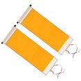 thumbnail image 1 of Unique Bargains 31x12 Inch Xuan Paper Scroll, 2 Pack Silk Half Raw Ripe Blank Hanging Xuan Paper Chinese Calligraphy, Yellow, 1 of 4