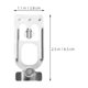 thumbnail image 2 of OHOIOLLA 12Ud Clips Para Seguridad En Racks De Pallet De Material Resistente Y Color Plateado, 2 of 8