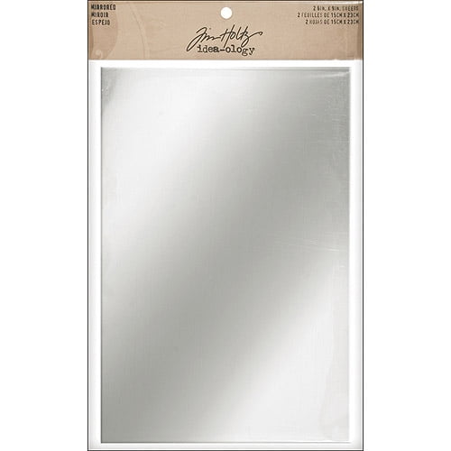 Idea-Ology Adhesive Backed Mirrored Sheets 6' x 9' 2pk