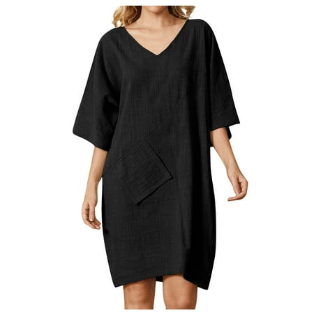 

long sleeve dress for women women s dresses 49ers dress womens elegant dresses maternity baby shower dress folklorico dress white party outfits for womenruched dresses for women(Black X-Large)