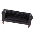 thumbnail image 2 of Long Canapé-Lit Modèle Européen Ameublement Mobilier Miniature Noir, 2 of 5