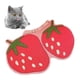 thumbnail image 5 of Estera para arena para gatos Forma de fruta Resistencia al deslizamiento Flexible Fácil de limpiar Mantel individual para atrapar alimentos para mascotas para mascotas Gato Fresa 40x60 cm / 15,7 x 2, 5 of 13