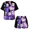 thumbnail image 3 of Devil Cuphead Summer Home Suit For Womens Short-Sleeved Pajama Set 2pcs Loungewear Soft Sleepwear T-Shirts Tee Shirt Top And Short Sleeping Pants, 3 of 8