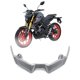 thumbnail image 4 of Extensión de ala cónica de pico de guardabarros de rueda delantera de motocicleta, color plateado, 4 of 5
