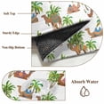 thumbnail image 6 of Large Area Rugs for Living Room Bedroom, Summer 6'x9' Rug Washable Carpet Runner Indoor Outdoor, Botanical Tropical Plants Camels Palm Tree Animals Non Slip Floor Mats Rug for Kitchen, Playroom, 6 of 8