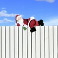 thumbnail image 4 of Mother's Day Sale Christmas Fence Peeker Decoration Santa Claus Elk Snowman Elf Peeking Garden Yard Decorations Cute Christmas Outdoor Decor Garden Fence Sign Ornament for Xmas DIY Art Patio Decor, 4 of 7
