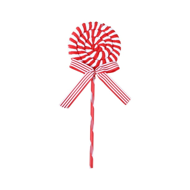 Colgante decorativo con forma de piruleta | Adorno de pared con temática de dulces | Decoración dulce para la habitación infantil | Decoración para fiestas | Arte de pared en tela | 31 x 12 cm