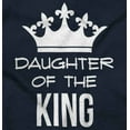 thumbnail image 2 of Daughter of the King Daddy Girl Tiara Youth T Shirt Tee Girls Infant Toddler Brisco Brands 12M, 2 of 4