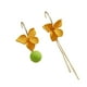thumbnail image 1 of Jumpingount Pendientes largos de borla, colgante de bola de flores, aniversario de boda asimétrico, joyería delicada, regalos para niñas y Ropa, zapatos y accesorios Miscelánea, 1 of 6