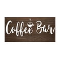 thumbnail image 2 of BotaniNest Wooden Coffee Sign With Coffee Pattern Farmhouse Hanging Sign Coffee Bar Wall For Kitchen Or Restaurant Unique For Coffee Lovers, 2 of 7