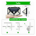 thumbnail image 2 of Lámparas Solares De Pared Para Exterior 4 Pzs Led 15w Negro Eo Safe Imports Negro, 2 of 5
