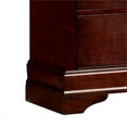 thumbnail image 6 of Furniture of America Brodus Transitional Solid Wood 6-Drawer Dresser in Cherry, 6 of 6