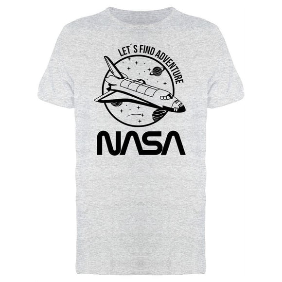 Playera NASA Para Hombre - Nave Espacial Encontremos la Aventura Nasa T-shirt