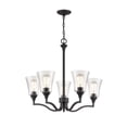 thumbnail image 2 of 2115-MB Millennium Lighting Caily - 5 Light Chandelier-24 Inch Tall and 26 Inch Wide-Matte Black Finish    -Traditional Installation, 2 of 4