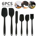 thumbnail image 2 of Juego de espátulas de silicona de grado alimenticio, espátulas antiadherentes resistentes al calor para cocinar, hornear, mezclar, hornear, herramientas de horneado, 6 piezas, 2 of 4