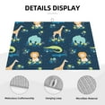 thumbnail image 3 of Yiaed Tropical Animals Print Highly Absorbent Microfiber Kitchen Counter Mat, Dish Drying Pad for Dishes, Utensils, Pots and Pans, Large 18" x 24", 3 of 7