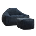 thumbnail image 1 of Sillón De Espuma Comprimida Al Vacío 1 Plaza Japandi Likka Navy Blue, 1 of 6