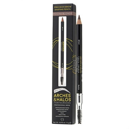 UPC: 0818881021270 | Arches & Halos Precision Brow Shaping Pencil Mocha Blonde – 0.070oz