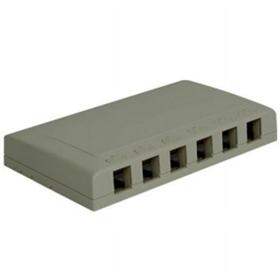 Icc IC108SB6GY Surface Mount Box Elite 6-port Grey