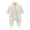 White, variant on Newborn Baby Fleece Romper Footed Jumpsuit Winter Warm Pram Suit Infant Toddler Fuzzy Zip Up Onesies Long Sleeve Plush Sleep and Play Cozy Outerwear