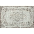 thumbnail image 1 of Ahgly Company Machine Washable Indoor Rectangle Traditional Grey Gray Area Rugs, 8' x 10', 1 of 7