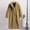 Khaki, variant on AOOCHASLIY Fall Clothes Women Winter Warm Faux Coat Warm Furry Faux Jacket Long Sleeve Outerwear COat