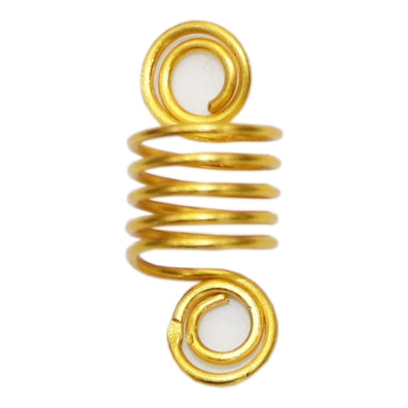 Minkissy 140PCS Metal Dreadlock Beads and Clips Hair Accessories Assorted Colors for Daily Hair Decoration