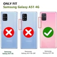 thumbnail image 2 of Grade Drop Impact for Samsung Galaxy A51 4G Case Galaxy M40S Case 360 Metal Rotating Ring Kickstand Holder  Car Mount  Heavy Duty Cover for Galaxy A51 4G Phone Case (Blue), 2 of 10