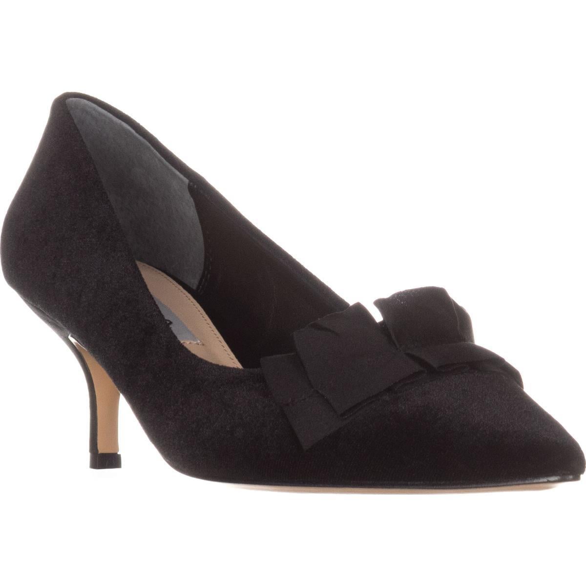 Womens Nina Thea Dress KittenHeel Pumps, Black Night