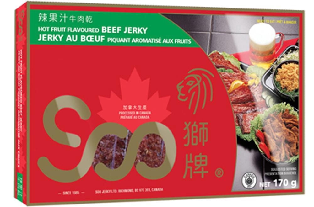 Soo Hot Fruit Beef Jerky